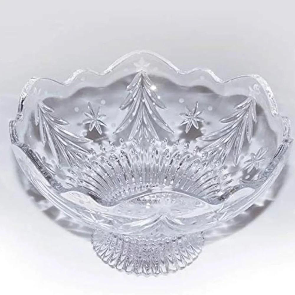 Crystal Christmas night bowl